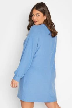 YOURS - Robe Bleue Midi Toucher Doux -GrandeTendance Boutique 029de891 8d20 48 301738 C