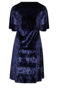 BUMP IT UP MATERNITY - Robe Midi Bleue Marine Velours -GrandeTendance Boutique 0333a331 a5bb 41 158379 Y