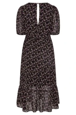 YOURS LONDON - Robe Maxi Noire Smocké Petite Fleurs -GrandeTendance Boutique 036c9a31 f0c9 4f 161123 Y