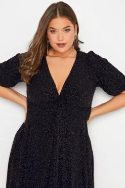 YOURS LONDON - Robe De Soirée Midi Noire Pailletté Manches Courtes 12 YOURS LONDON - Robe De Soirée Midi Noire Pailletté Manches Courtes -GrandeTendance Boutique 0416af02 7702 4b 161725 D