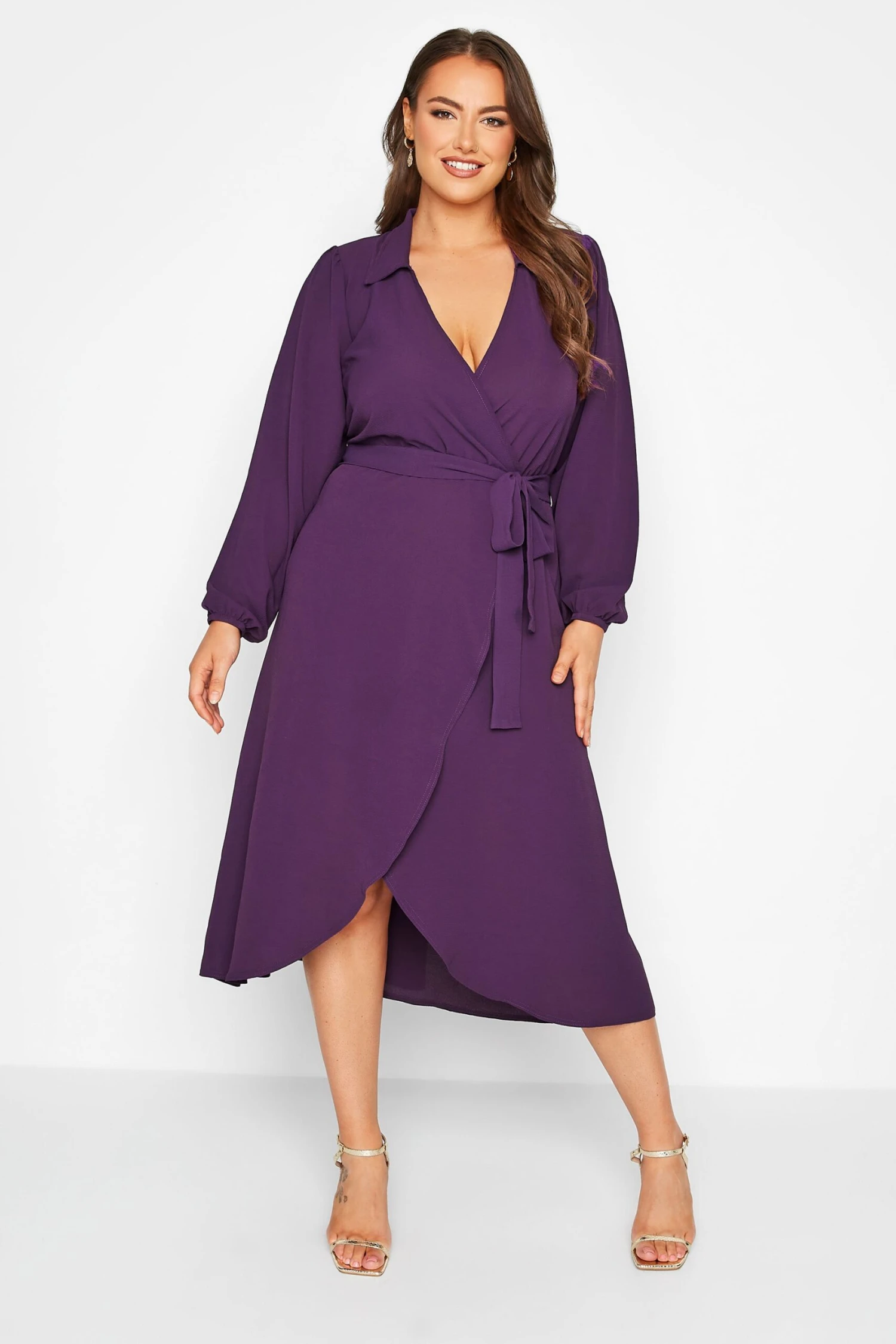 LIMITED COLLECTION - Robe Cache-Coeur Violette 4 LIMITED COLLECTION - Robe Cache-Coeur Violette – Image 2