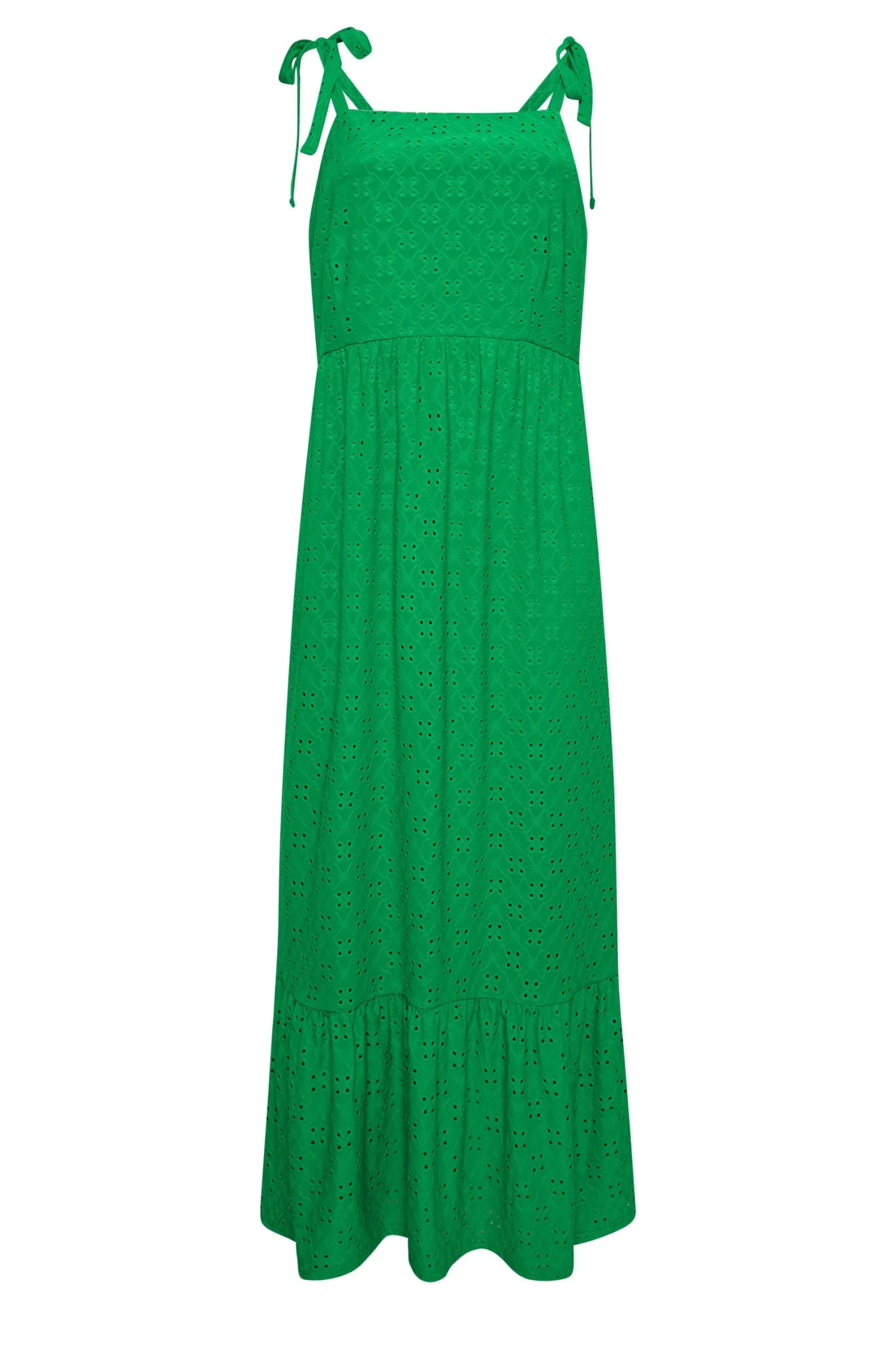 YOURS - Robe Maxi Verte Broderie Anglaise Volantée 8 YOURS - Robe Maxi Verte Broderie Anglaise Volantée – Image 6