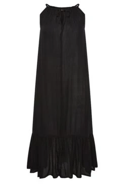 YOURS - Robe De Plage Noire Design Uni -GrandeTendance Boutique 051f8168 3d55 4c 150346 X