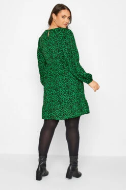Robe Noire Floral Vert Volantée Manches Longues 10 Robe Noire Floral Vert Volantée Manches Longues -GrandeTendance Boutique 064fad81 26b5 46 137237 C
