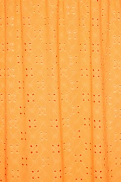 YOURS - Robe Maxi Orange Broderie Anglaise Volantée -GrandeTendance Boutique 067387d5 941a 4c 137536 Z