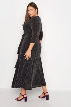 YOURS LONDON - Robe Noire Paillettée Longueur Maxi -GrandeTendance Boutique 0737a8f1 3b1c 4b 161641 C