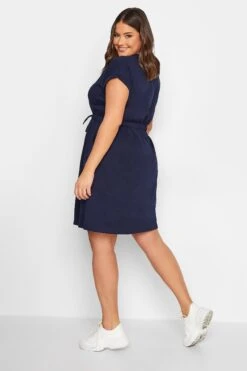 YOURS - Robe Bleue Marine à Poches Taille Marquée 11 YOURS - Robe Bleue Marine à Poches Taille Marquée -GrandeTendance Boutique 0898b2a1 c2ff 47 137303 C