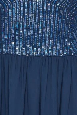 LUXE - Robe Bleue Marine Maxi Fines Bretelles à Sequins 13 LUXE - Robe Bleue Marine Maxi Fines Bretelles à Sequins -GrandeTendance Boutique 08adfc77 6887 47 161995 Z