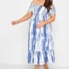 BUMP IT UP MATERNITY - Robe Bleue Tie & Dye Volanté -GrandeTendance Boutique 0960c2cf 0f71 4c 158361 A