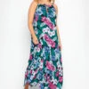 YOURS - Robe De Plage Tropicale Rose & Verte -GrandeTendance Boutique 09b3870e 8b7e 45 150349 A
