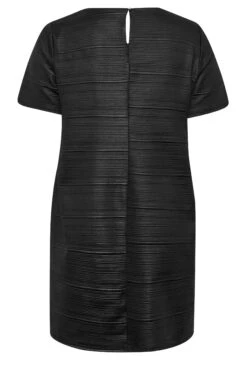 Robe Noire En Maille Coupe Droite à Poches -GrandeTendance Boutique 09f55a70 8ba5 46 174228 Y