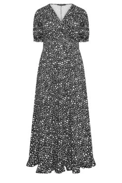 LIMITED COLLECTION - Robe Maxi Noire Floral Volanté -GrandeTendance Boutique 0c156d3c 098a 46 215793 X