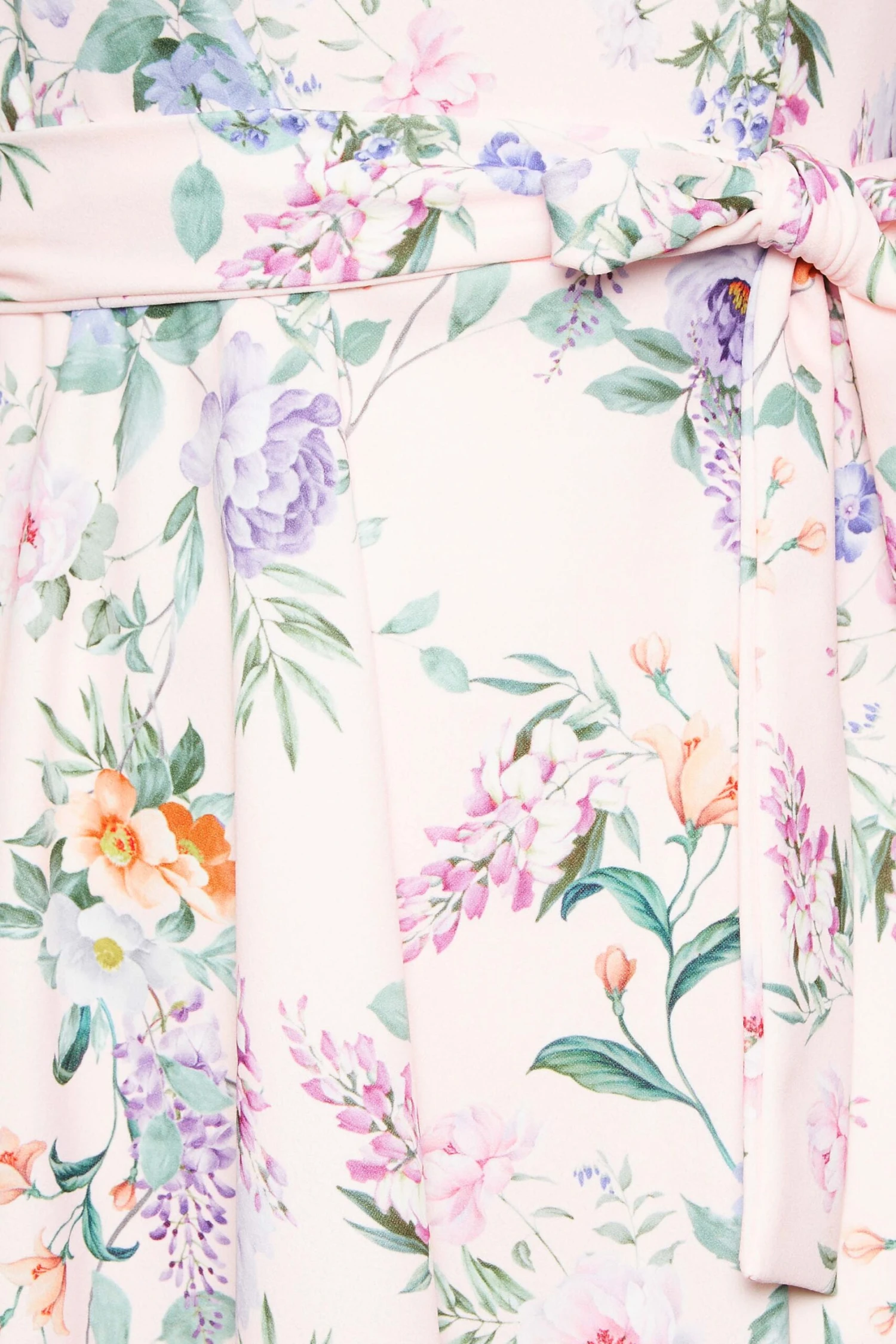 YOURS LONDON - Robe Rose Floral Manches Bouffantes 7 YOURS LONDON - Robe Rose Floral Manches Bouffantes â Image 5