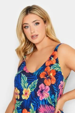 YOURS - Robe De Plage Midaxi Bleue Floral Tropical 11 YOURS - Robe De Plage Midaxi Bleue Floral Tropical -GrandeTendance Boutique 0df4c44f 1f67 44 150326 C