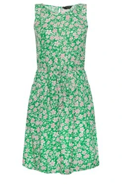 YOURS - Robe Courte Verte Petites Fleurs -GrandeTendance Boutique 0e52ebdd e0ef 4c 137283 X