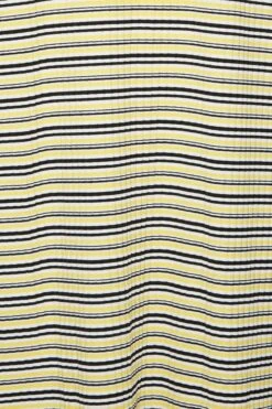 YOURS - Robe T-Shirt Maxi Jaune à Rayures -GrandeTendance Boutique 0faadd79 7e0e 44 137565 Z