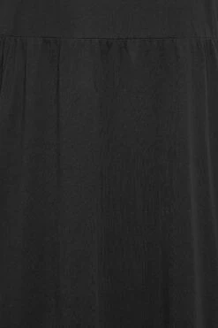 LIMITED COLLECTION - Robe Noire Midaxi Manches Courtes à Crochet -GrandeTendance Boutique 110f4295 633b 44 215633 Z