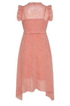 Robe Rose Corail à Pois Roulanté 15 Robe Rose Corail à Pois Roulanté -GrandeTendance Boutique 112eeefc a2bf 42 174007 Y