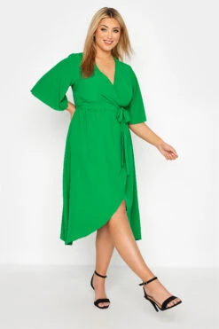 YOURS LONDON - Robe Verte Style Portefeuille