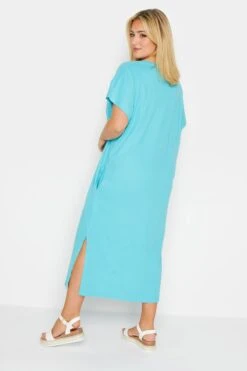 YOURS - Robe Bleue Ciel Midaxi Fentes à L'Ourlet -GrandeTendance Boutique 11d0f1ee 8a84 46 137317 C