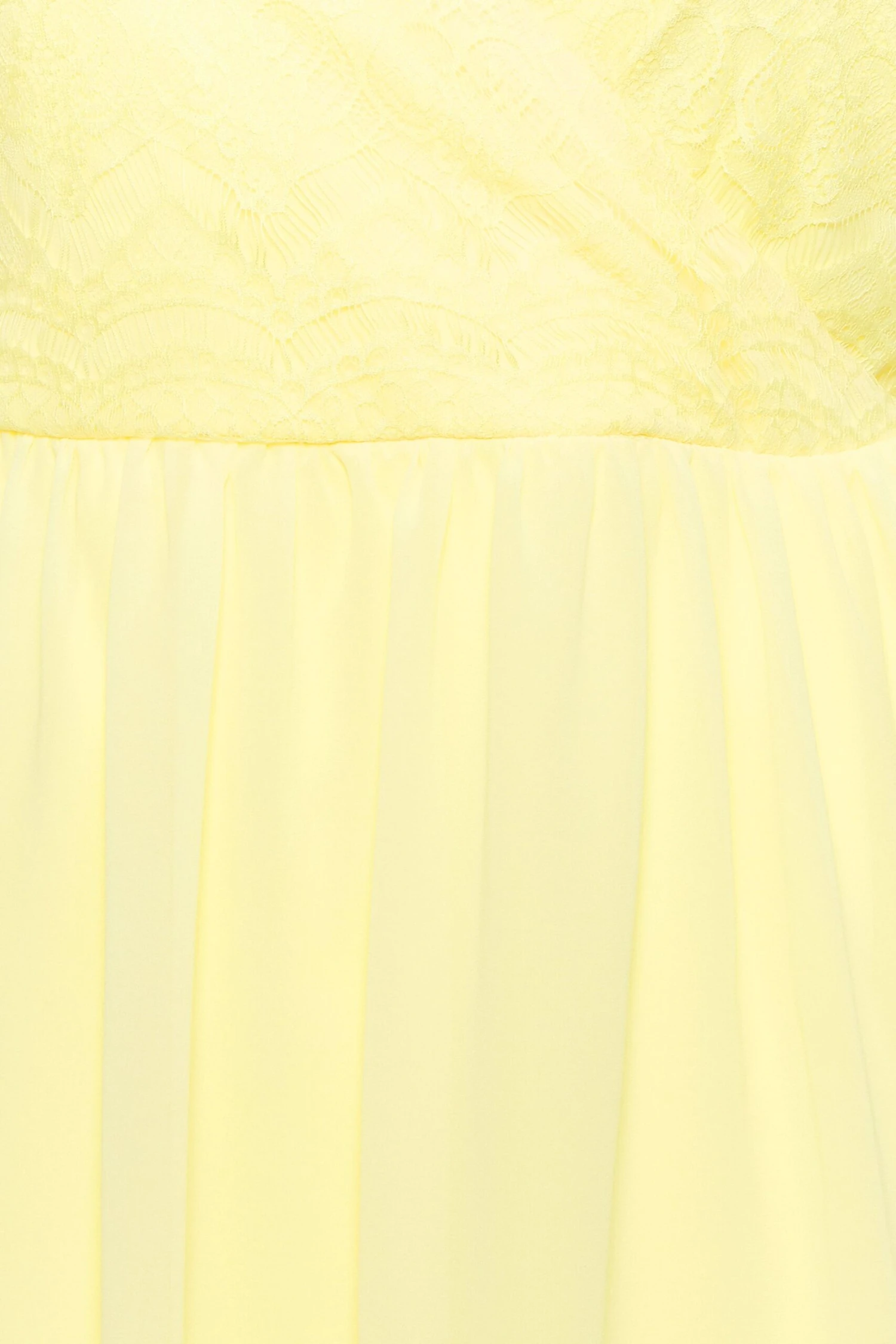 YOURS LONDON - Robe Jaune Dentelle Cache-Coeur 7 YOURS LONDON - Robe Jaune Dentelle Cache-Coeur – Image 5