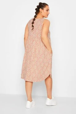 LIMITED COLLECTION - Robe Midi En Jersey Jaune Floral à Poches -GrandeTendance Boutique 1419fc2e c801 4c 215753 C