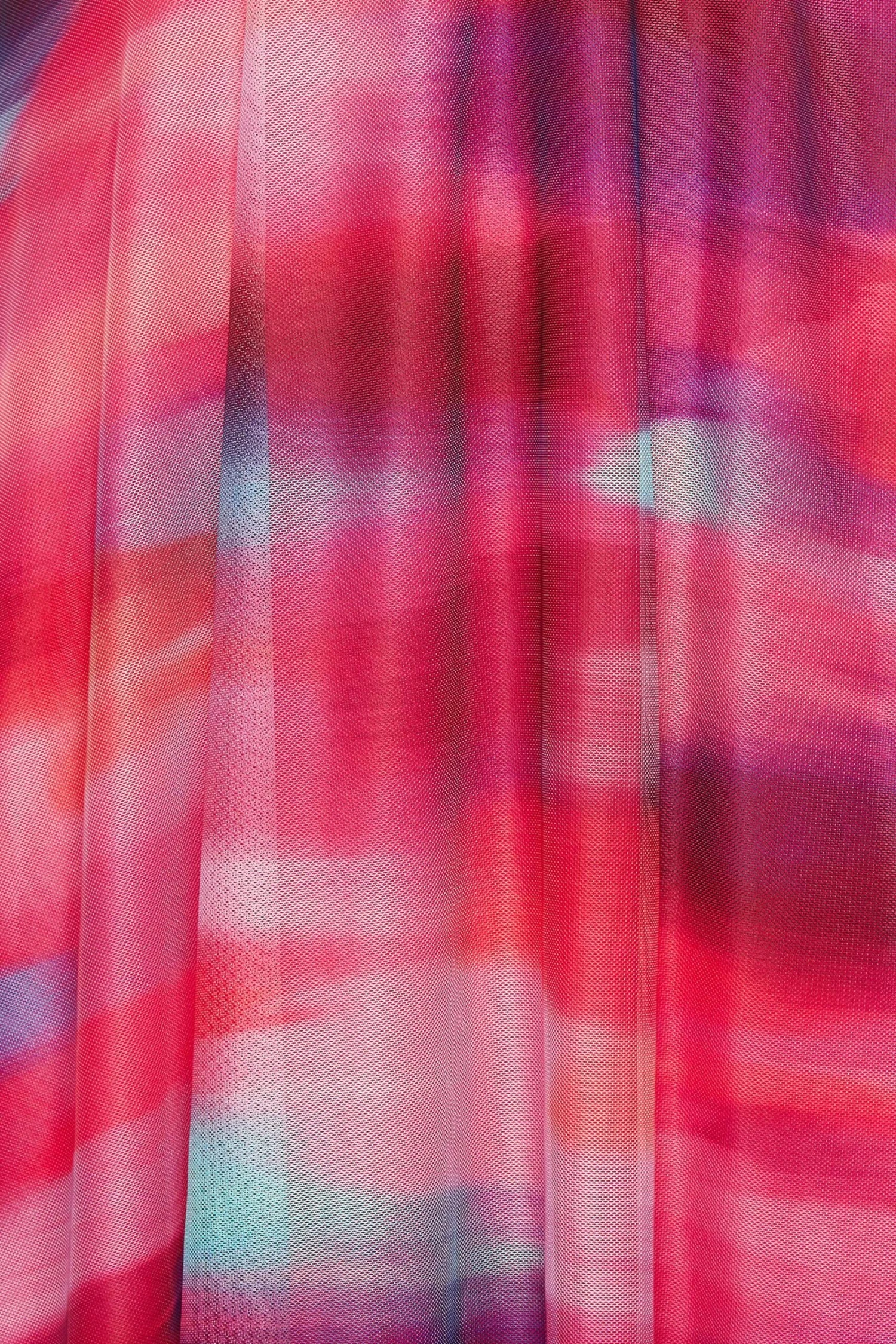 YOURS LONDON - Robe Midi En Mousseline Rose Imprimé Abstrait 7 YOURS LONDON - Robe Midi En Mousseline Rose Imprimé Abstrait – Image 5