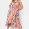 LIMITED COLLECTION - Robe Rose & Bleue Floral Midaxi Volanté 2 LIMITED COLLECTION - Robe Rose & Bleue Floral Midaxi Volanté -GrandeTendance Boutique 1735d3a2 4cef 4e 215497 A