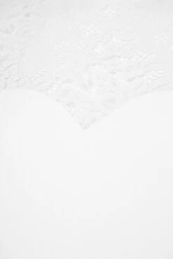 YOURS LONDON - Robe Blanche Midi Encolure & Manches Dentelle -GrandeTendance Boutique 17e54712 31c0 49 162029 Z