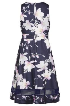YOURS LONDON - Robe Bleue Floral Patineuse Avec Ceinture 15 YOURS LONDON - Robe Bleue Floral Patineuse Avec Ceinture -GrandeTendance Boutique 17eeeef9 aa1a 49 161273 BK R