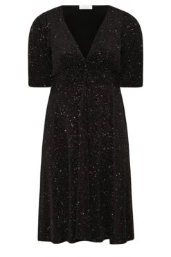 YOURS LONDON - Robe De Soirée Midi Noire Pailletté Manches Courtes 14 YOURS LONDON - Robe De Soirée Midi Noire Pailletté Manches Courtes -GrandeTendance Boutique 19549918 6765 42 161725 X