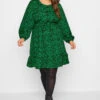 Robe Noire Floral Vert Volantée Manches Longues 2 Robe Noire Floral Vert Volantée Manches Longues -GrandeTendance Boutique 1975b484 89ae 4e 137237 A