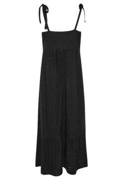 YOURS - Robe Maxi Noir Broderie Anglaise Volantée -GrandeTendance Boutique 1bb922c9 2272 44 137537 Y