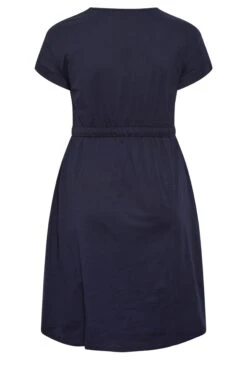 YOURS - Robe Bleue Marine à Poches Taille Marquée 15 YOURS - Robe Bleue Marine à Poches Taille Marquée -GrandeTendance Boutique 1daa845d 888c 43 137303 Y