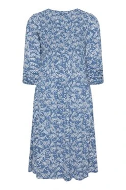 BUMP IT UP MATERNITY - Robe Bleue Petites Fleurs Manches Longues -GrandeTendance Boutique 1dd9d267 7b2a 4d 158366 Y