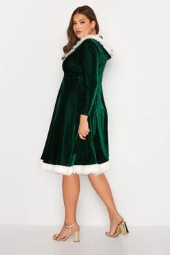 YOURS LONDON - Robe Mère Noël Verte En Velours 12 YOURS LONDON - Robe Mère Noël Verte En Velours -GrandeTendance Boutique 1ec1d12f be8e 4d 161360 C