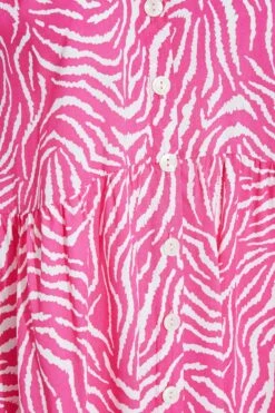 YOURS LONDON - Robe Rose Zébré Volantée Boutonnée 11 YOURS LONDON - Robe Rose Zébré Volantée Boutonnée -GrandeTendance Boutique 1f65ea9f c0b4 4c 161586 Z