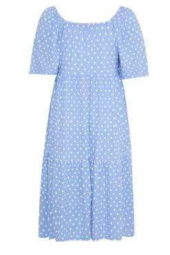 Robe Bleue Midaxi Design à Pois Manches Courtes 15 Robe Bleue Midaxi Design à Pois Manches Courtes -GrandeTendance Boutique 20a531a4 04fd 44 137207 Y