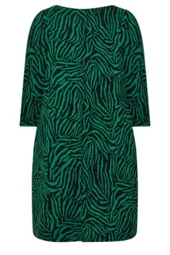YOURS LONDON - Robe Verte Zébré Coupe Droite 15 YOURS LONDON - Robe Verte Zébré Coupe Droite -GrandeTendance Boutique 225d582e c9c0 47 161937 Y