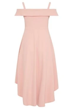 YOURS LONDON - Robe Rose Midi Bardot Demoiselle D'Honneur 14 YOURS LONDON - Robe Rose Midi Bardot Demoiselle D'Honneur -GrandeTendance Boutique 23051c69 d3ec 45 161218 BK