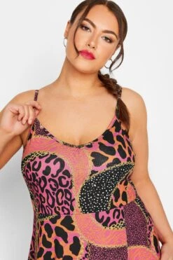 LIMITED COLLECTION - Robe Rose & Orange Animal Longueur Maxi 13 LIMITED COLLECTION - Robe Rose & Orange Animal Longueur Maxi -GrandeTendance Boutique 2464a004 b396 49 215536 D