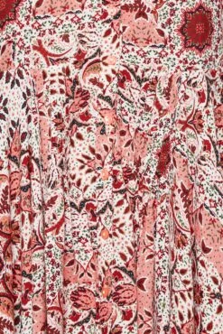 YOURS - Robe Rouge & Blanche Paisley Ourlet Roulanté -GrandeTendance Boutique 25d02a1a c910 4a 137347 Z