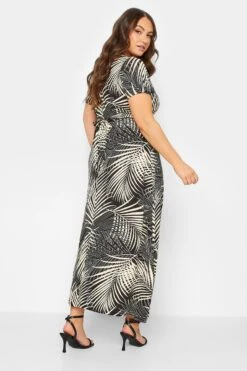 YOURS - Robe Noire Maxi Imprimé Feuilles Cache-Coeur 11 YOURS - Robe Noire Maxi Imprimé Feuilles Cache-Coeur -GrandeTendance Boutique 26d55742 b725 4c 301599 C