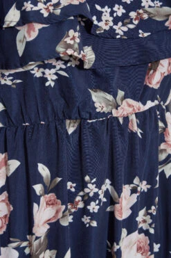 YOURS LONDON - Robe Bleue Floral Style Bardot Demoiselle D'Honneur -GrandeTendance Boutique 2812033d 75e1 45 161090 S