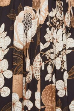 YOURS - Robe Midaxi Noire & Beige Floral En Cache-Coeur -GrandeTendance Boutique 283fc2d3 e0d2 43 302154 Z
