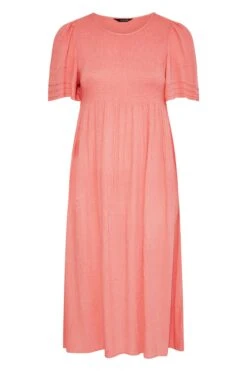 LIMITED COLLECTION - Robe Rose Corail Manches Amples -GrandeTendance Boutique 286828c0 d6ba 49 217035 X