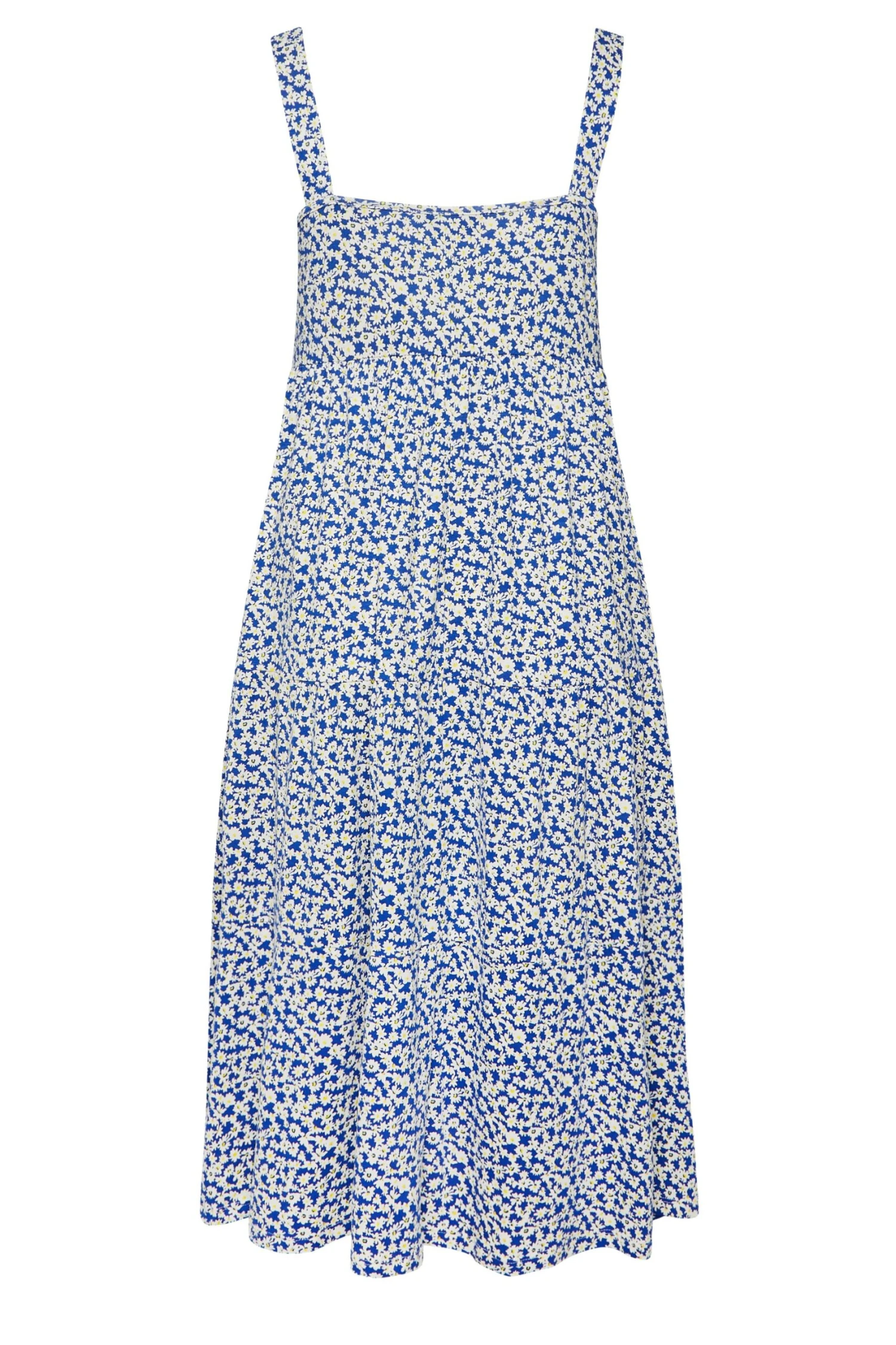 YOURS CURVE - Robe Bleue Floral Midaxi En Jersey 9 YOURS CURVE - Robe Bleue Floral Midaxi En Jersey – Image 7