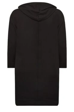 YOURS - Robe-Pull Noire à Capuche & Poches -GrandeTendance Boutique 28b9fc1b b9ba 47 301733 Y