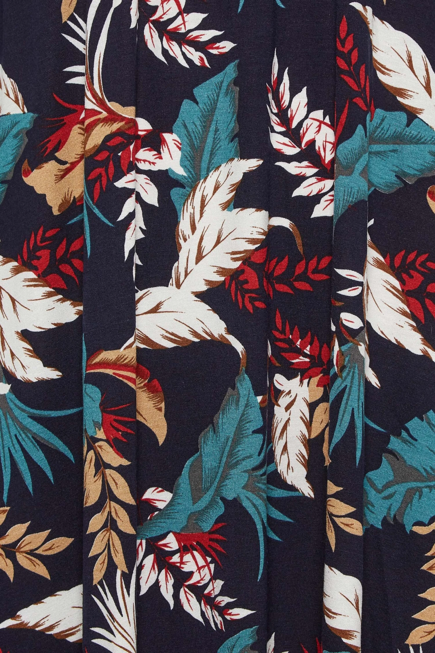 YOURS - Robe Maxi Bleue Marine Cache-Coeur Feuilles Manches Volantées 7 YOURS - Robe Maxi Bleue Marine Cache-Coeur Feuilles Manches Volantées – Image 5