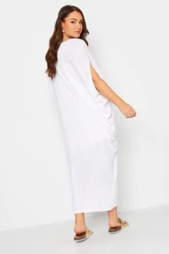 YOURS - Robe Midaxi Blanche Ample Doublée -GrandeTendance Boutique 297cccc7 d61d 44 302166 C